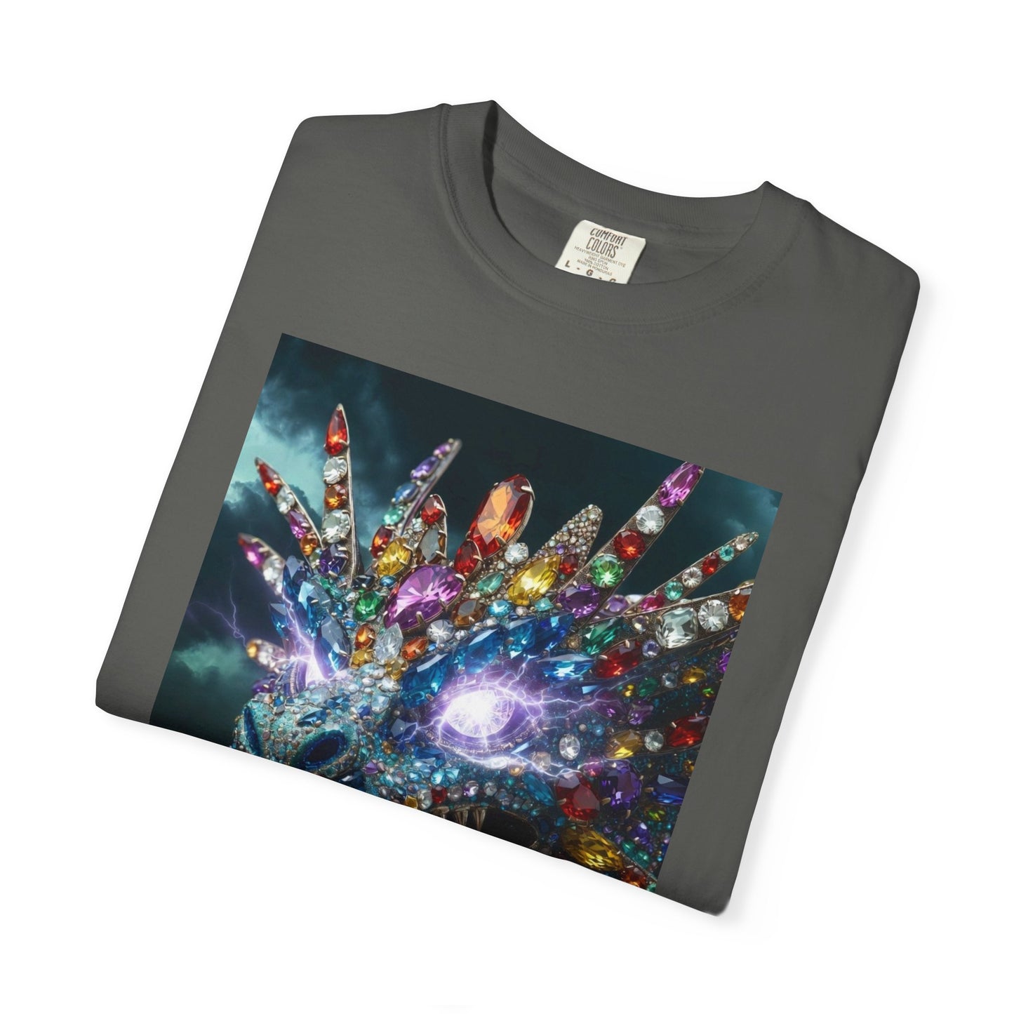 Dragon Crystal T-Shirt — Psychedelic Gem Monster Graphic Tee