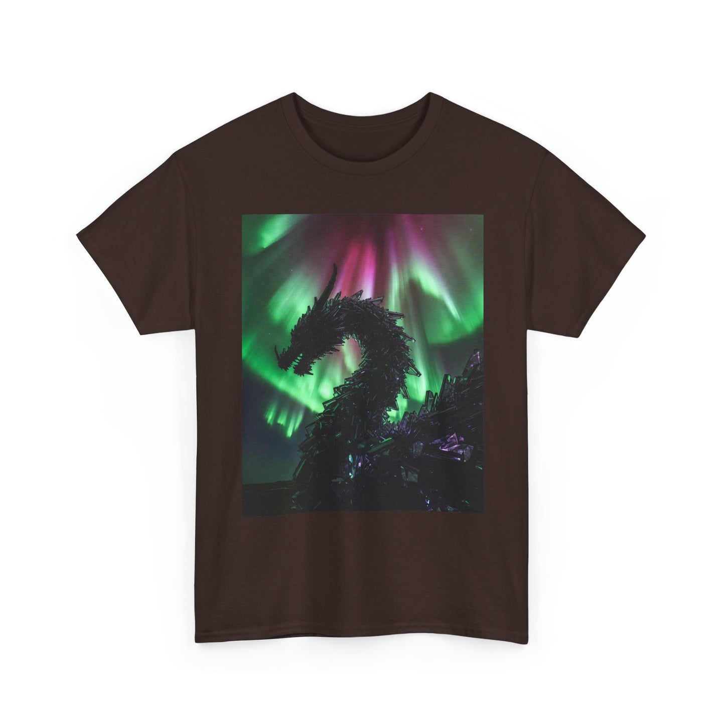 Dragon Aurora T-Shirt — Northern Lights Dragon Graphic Tee