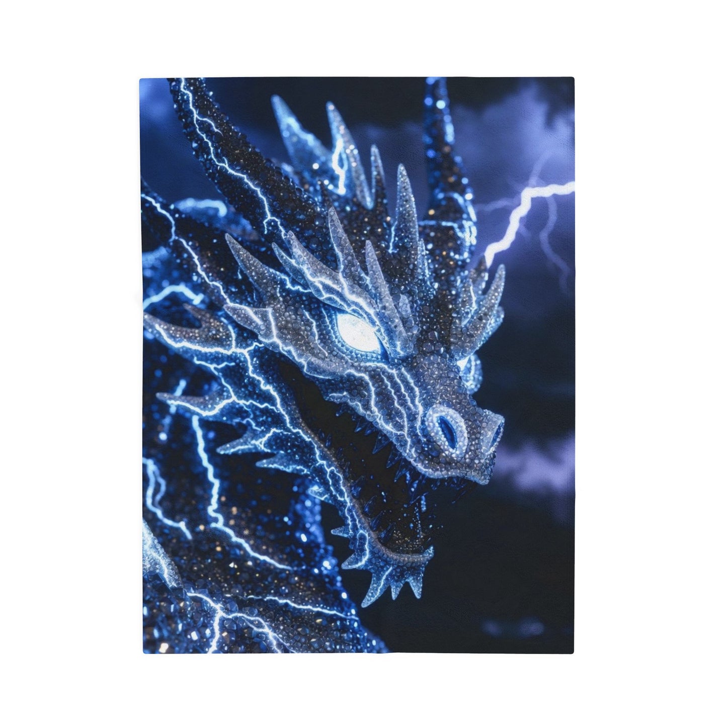 Dragon Lightning Velveteen Plush Blanket