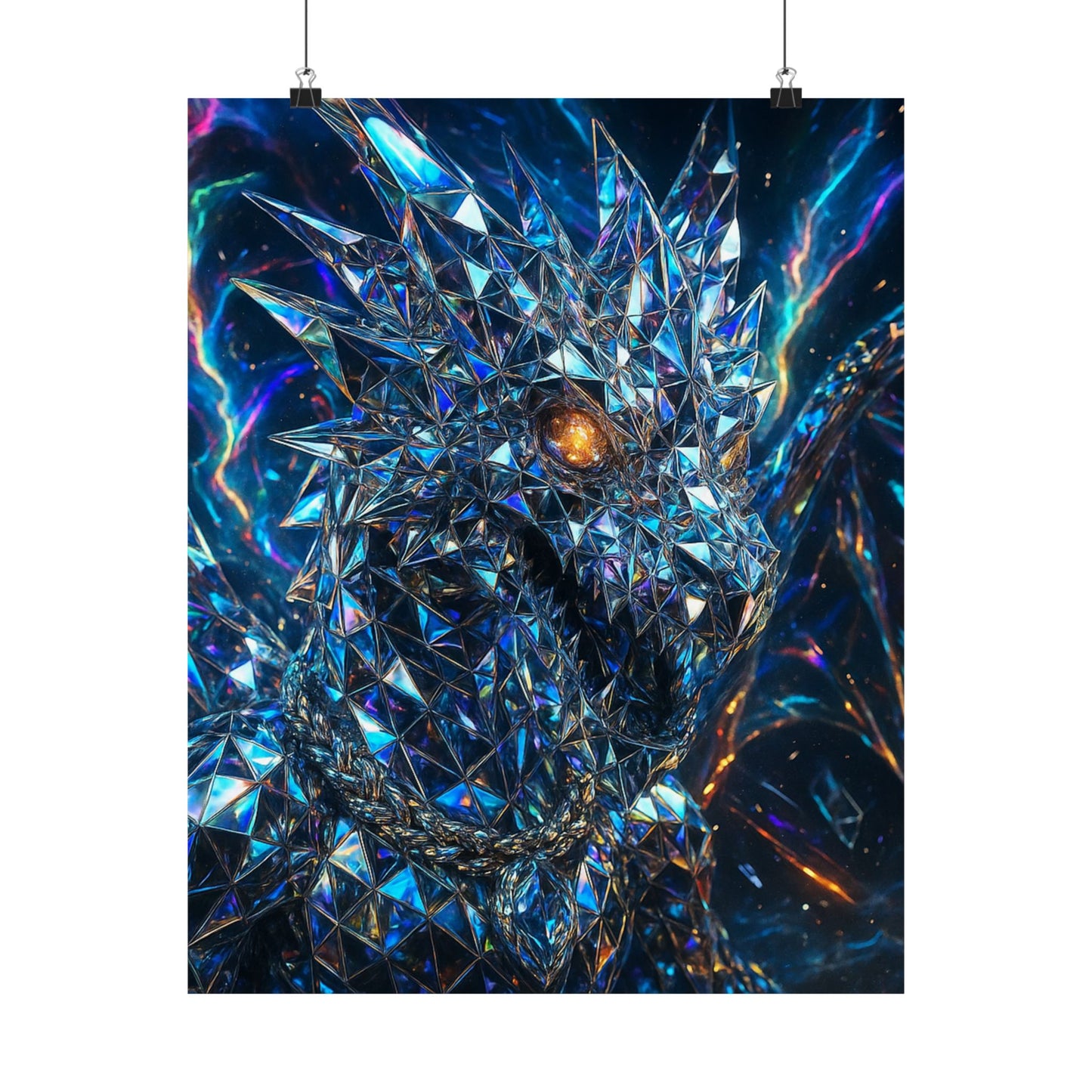 Stunning Matte Vertical Posters - Dragon Art, Fantasy Decor, Home Wall Art, Unique Gifts, Collector's Item