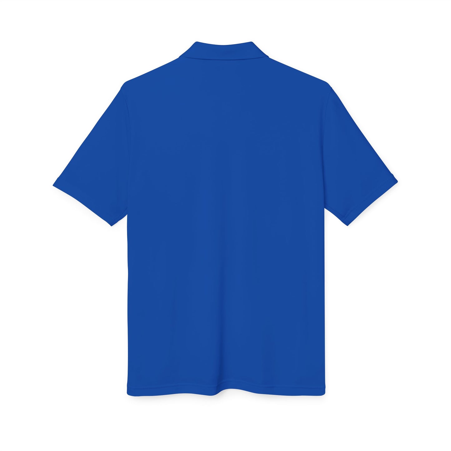 Adidas Performance Polo — Gold Crest Patch Chest Logo