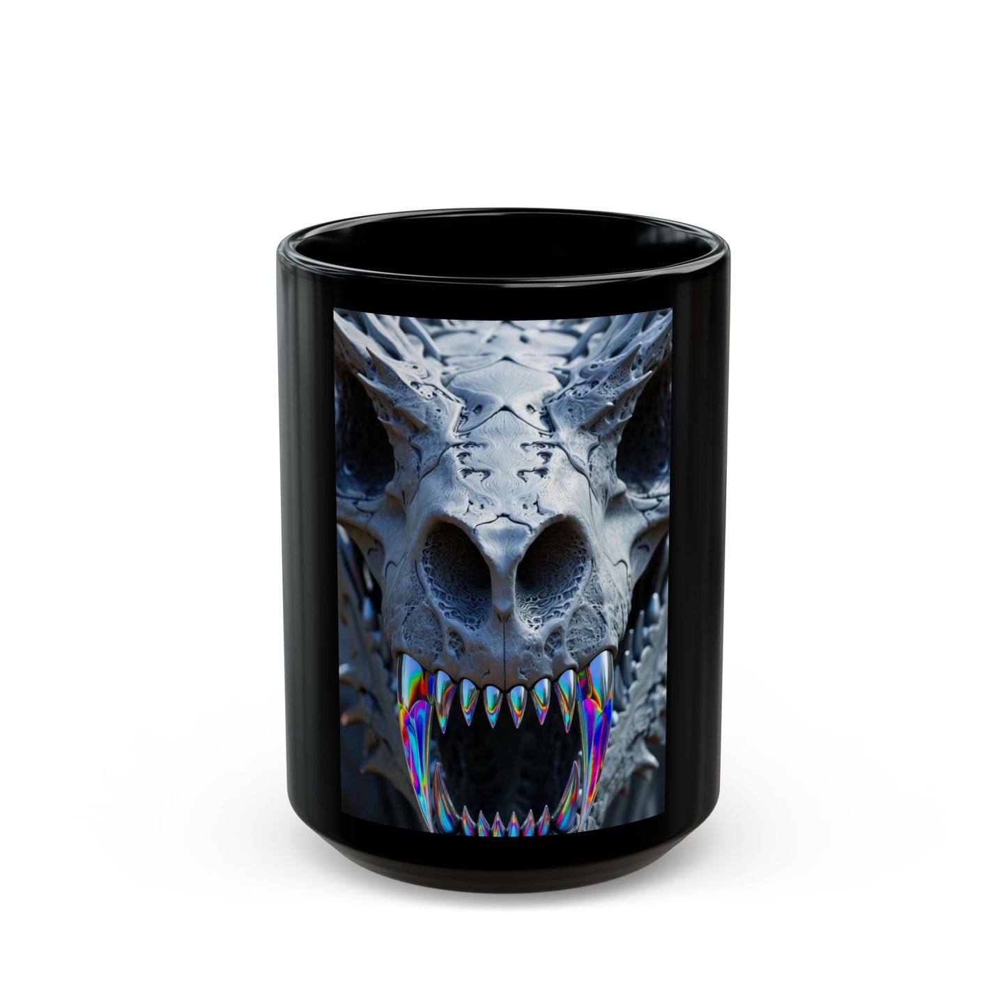 Colorful Dragon Skull Mug - 11oz & 15oz