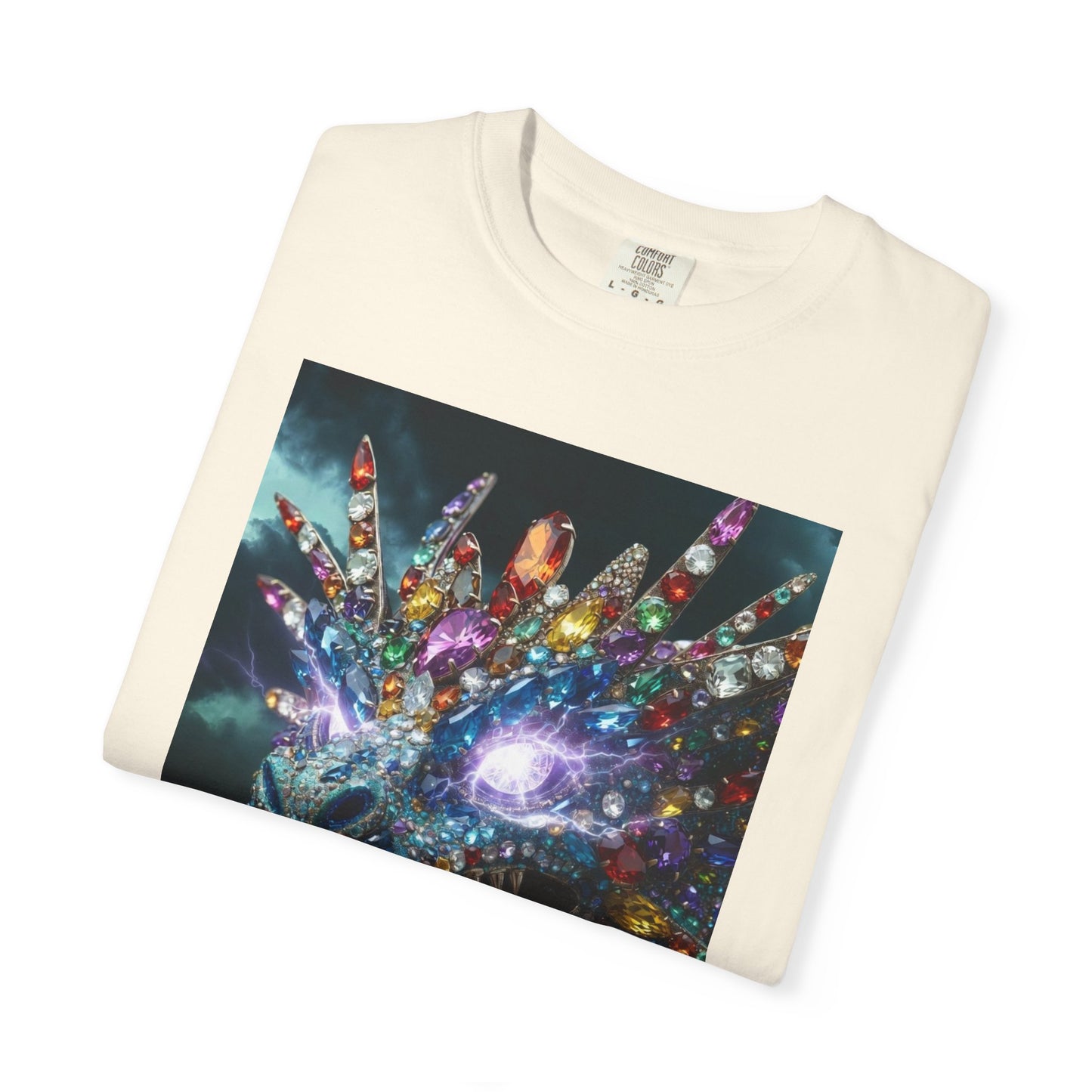 Dragon Crystal T-Shirt — Psychedelic Gem Monster Graphic Tee