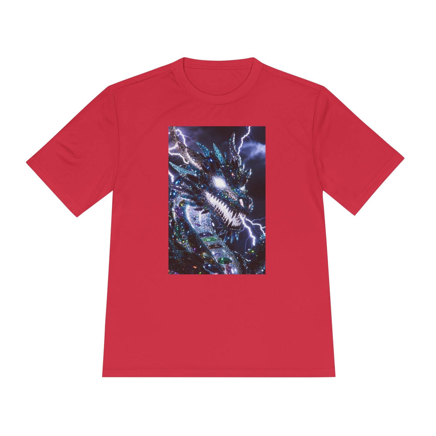 Lightning Dragon Graphic Tee — Cosmic Fantasy Dragon Shirt