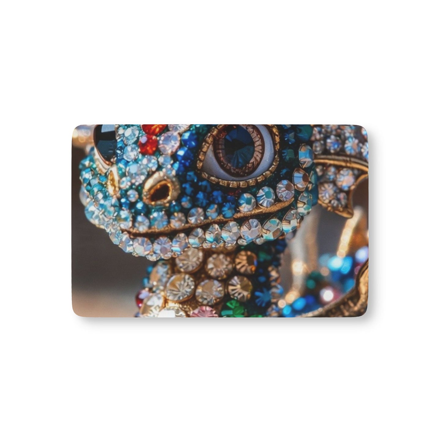 Bejeweled Dragon Baby Fitted Crib Sheet — Sparkling Gemstone Nursery Bedding