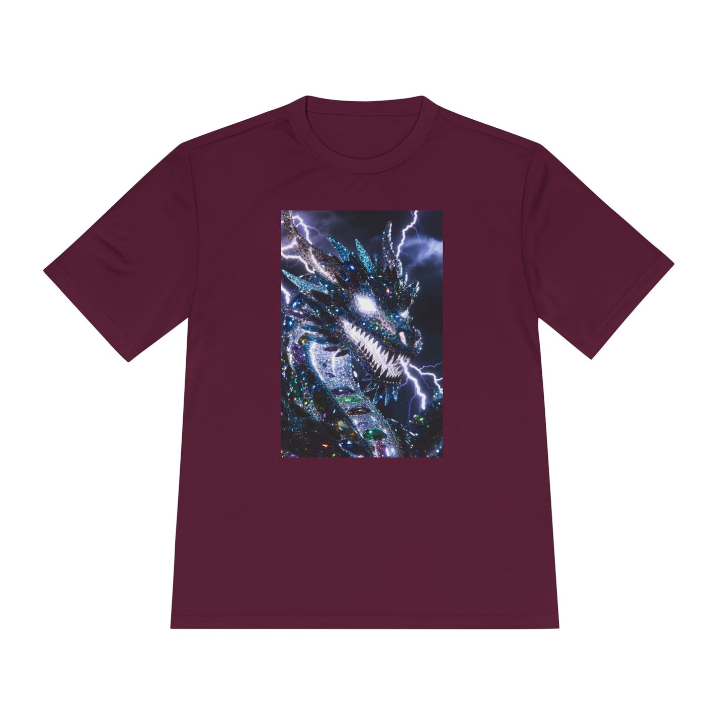 Lightning Dragon Graphic Tee — Cosmic Fantasy Dragon Shirt