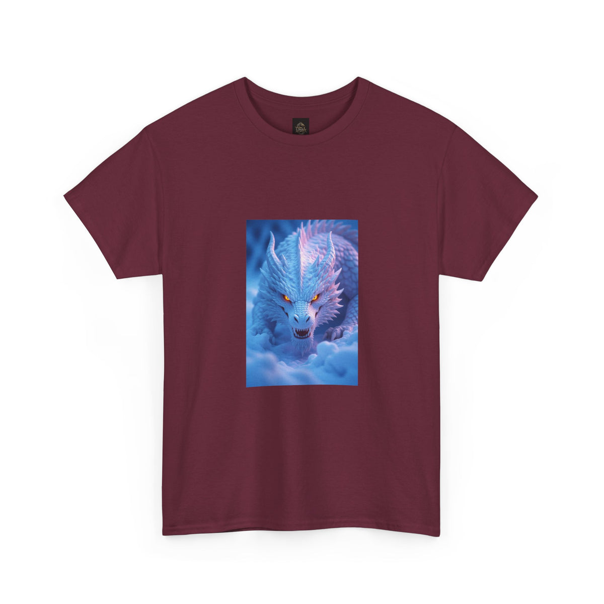 A Mystic Blue Dragon Tee — Ethereal Fantasy Animal Graphic T-Shirt