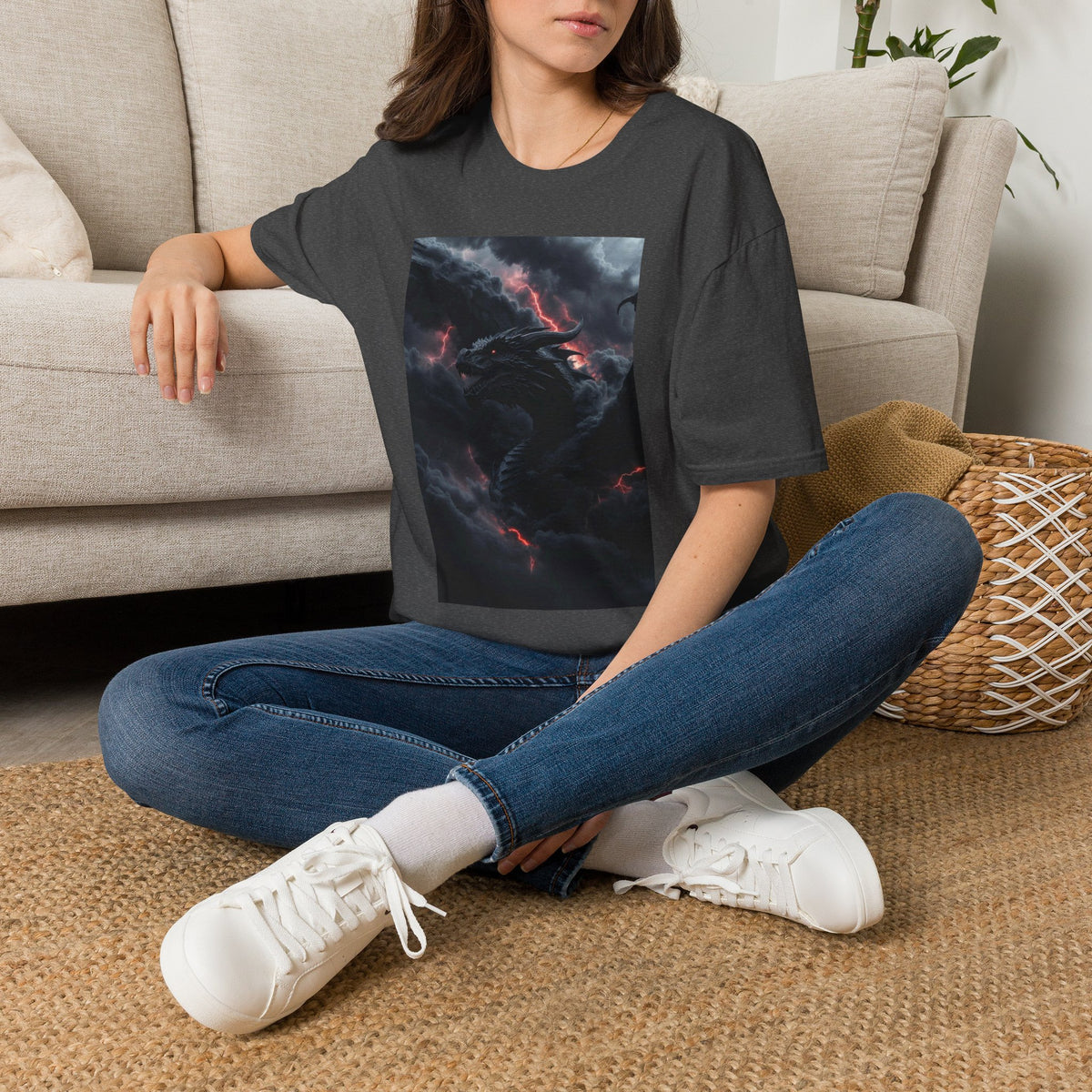 A Dragon Smoke T-Shirt — Stormy Smoke Tee
