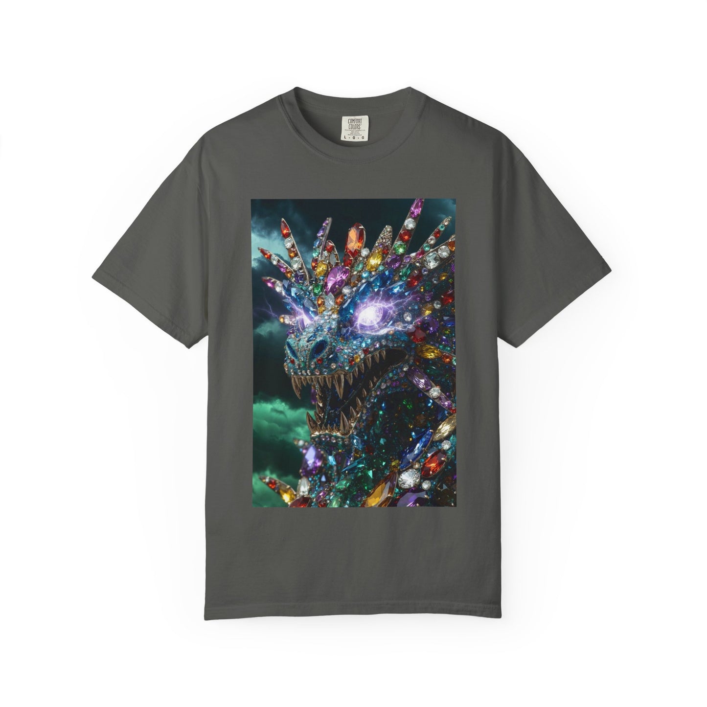 Dragon Crystal T-Shirt — Psychedelic Gem Monster Graphic Tee