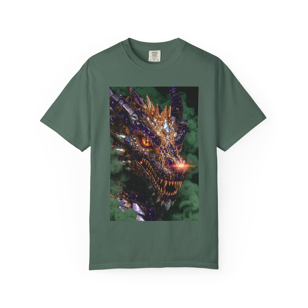 A Dragon Pocket Graphic T‑Shirt — Fiery Fantasy Chest Print