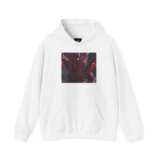 A Red Dragon Heavy Blend™ Hooded Sweatshirt