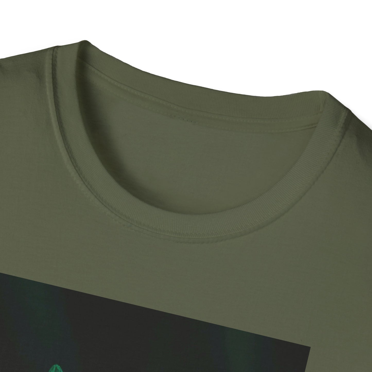 Emerald Storm Dragon T-Shirt — Neon Fantasy Dragon Graphic Tee