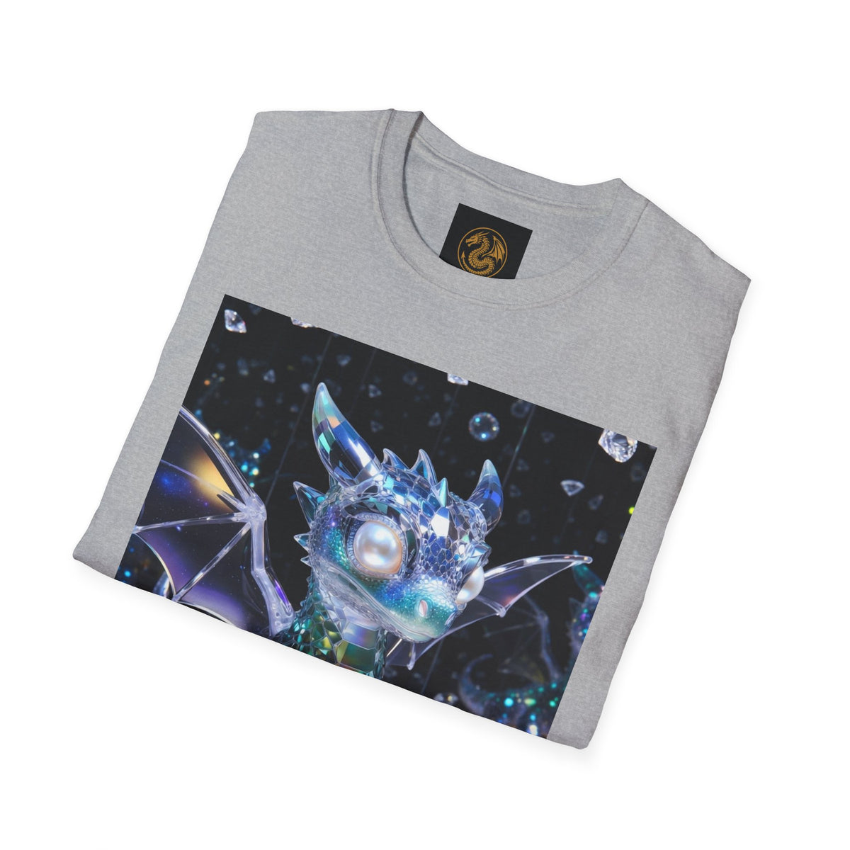 A Crystal Dragon T-Shirt — Sparkling Gem Fantasy Tee