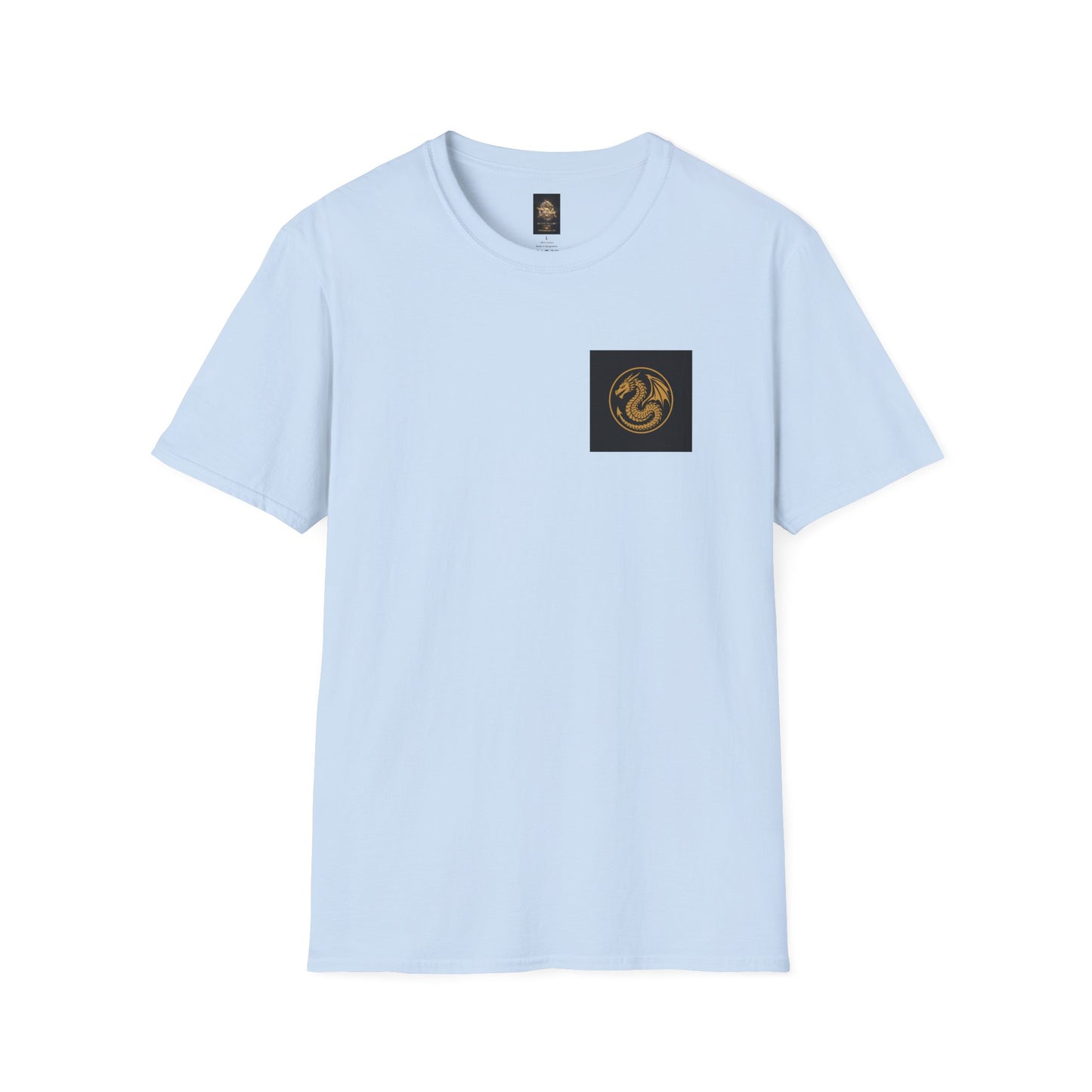 A # 1 Selling Divine Dragon Armor Pocket T-Shirt — Vintage Gold Emblem Tee
