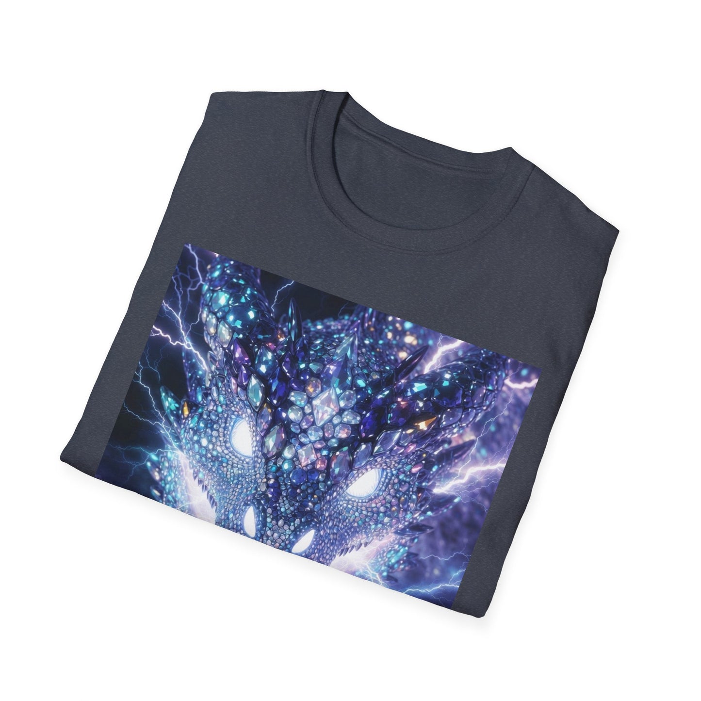 Electric Dragon T-Shirt — Neon Lightning Monster Graphic Tee
