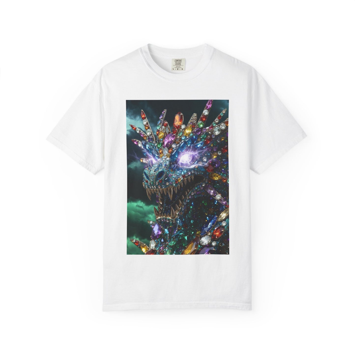 Dragon Crystal T-Shirt — Psychedelic Gem Monster Graphic Tee