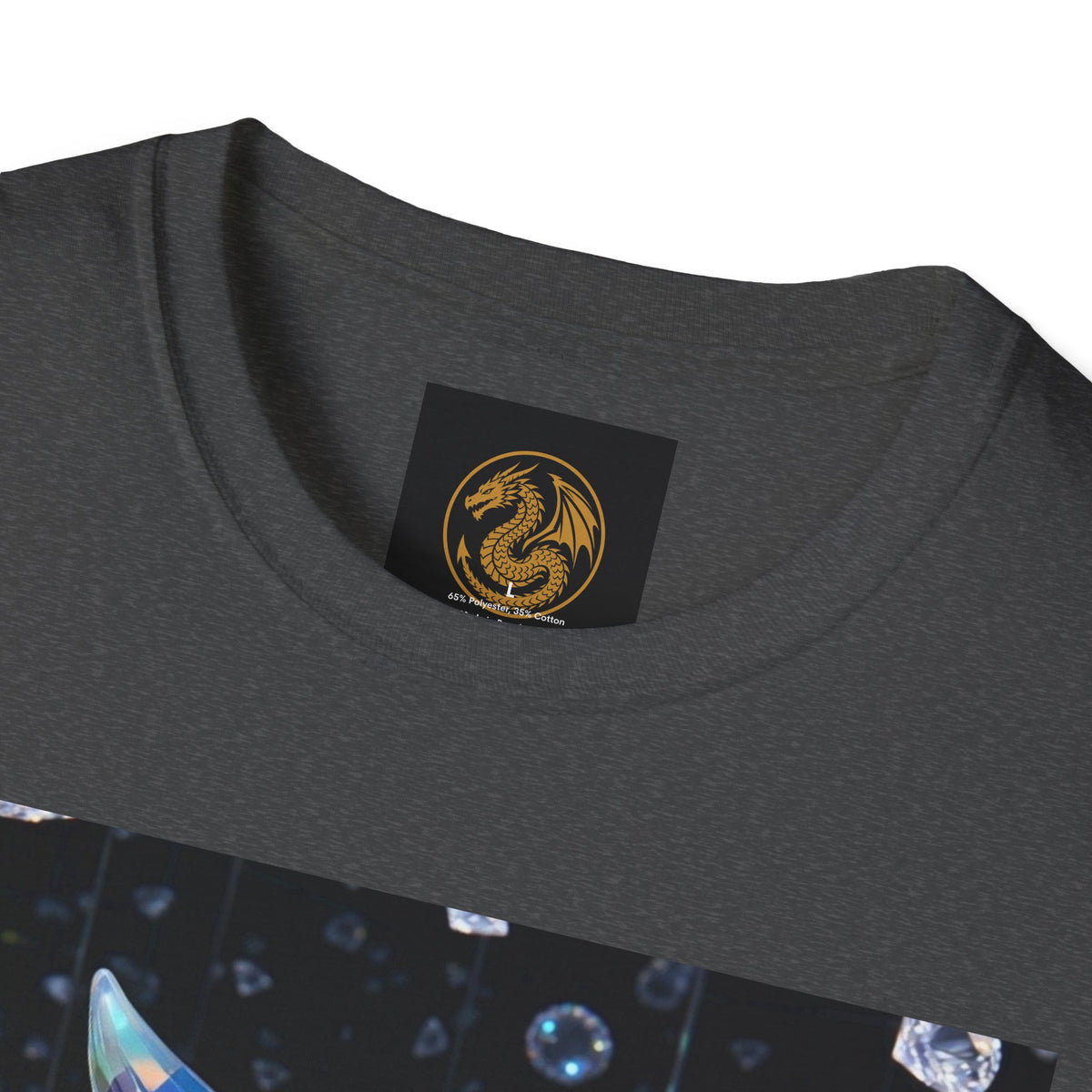 A Crystal Dragon T-Shirt — Sparkling Gem Fantasy Tee