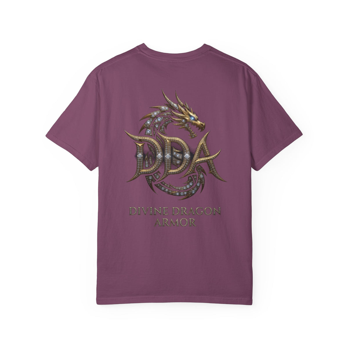 A DIVINE DRAGON ARMOR MEN OR WOMANS Garment-Dyed T-shirt