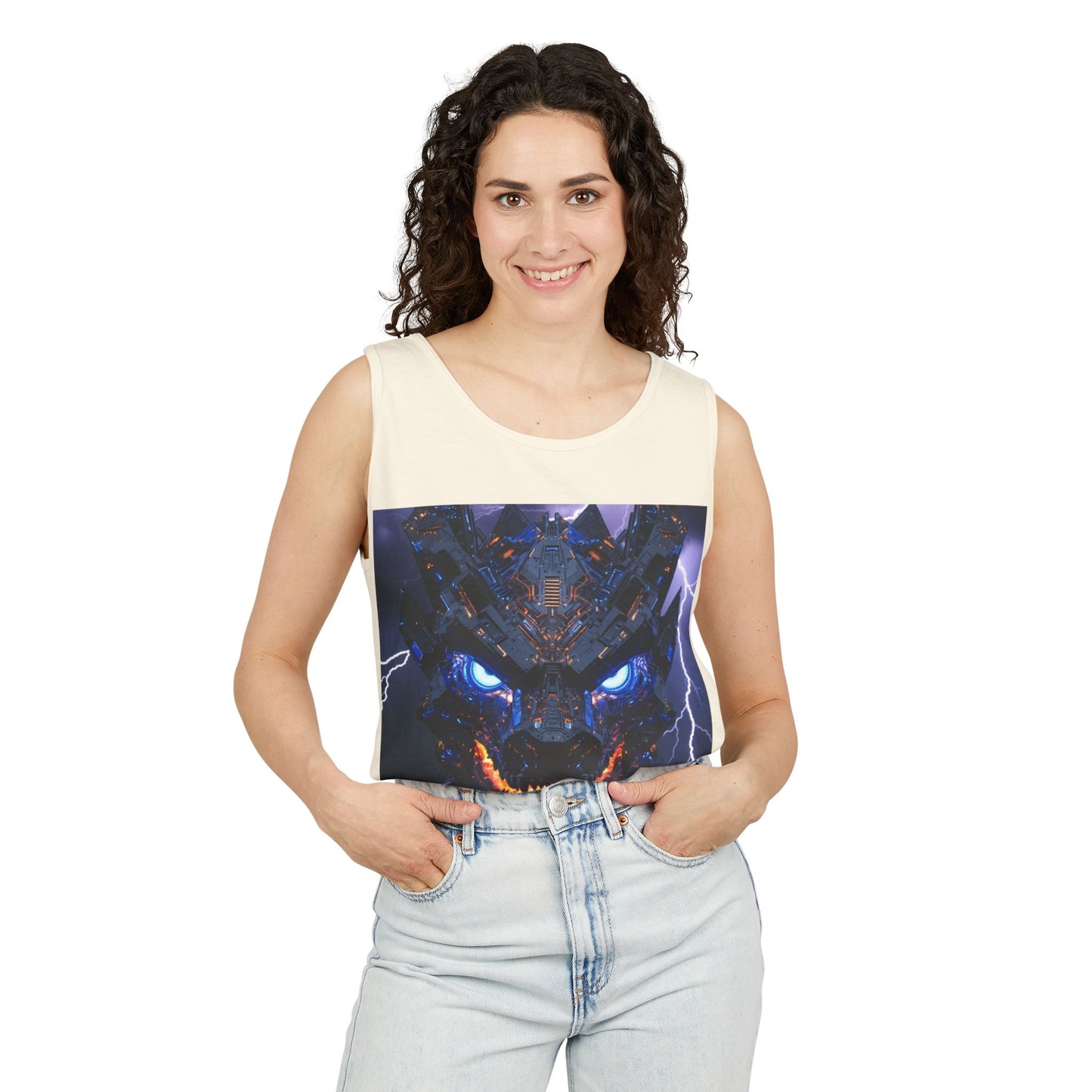 Dragon Storm Tank Top – Fierce Lightning Dragon Graphic Tank