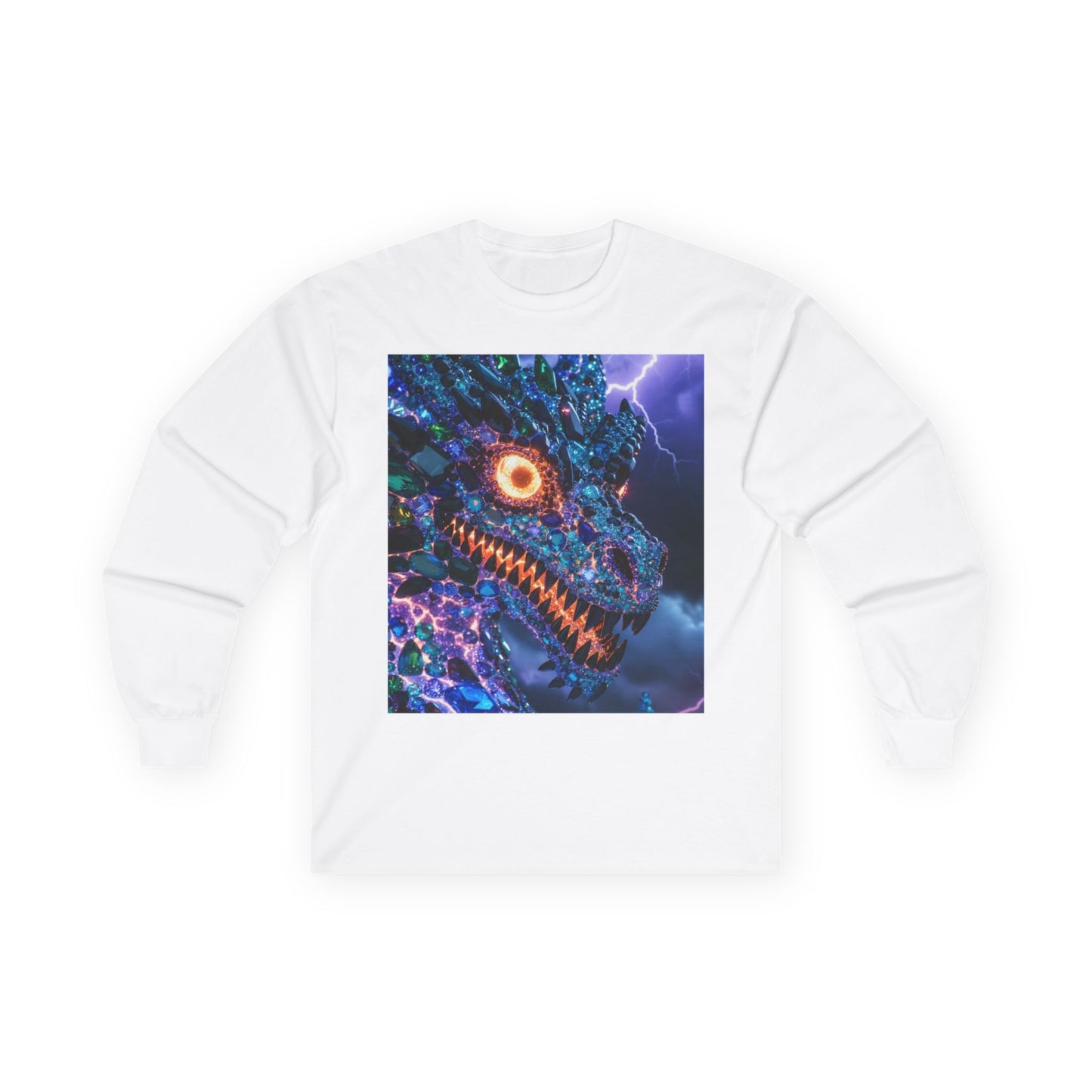 Godzilla Neon Monster Long Sleeve Tee — Electric Kaiju Graphic