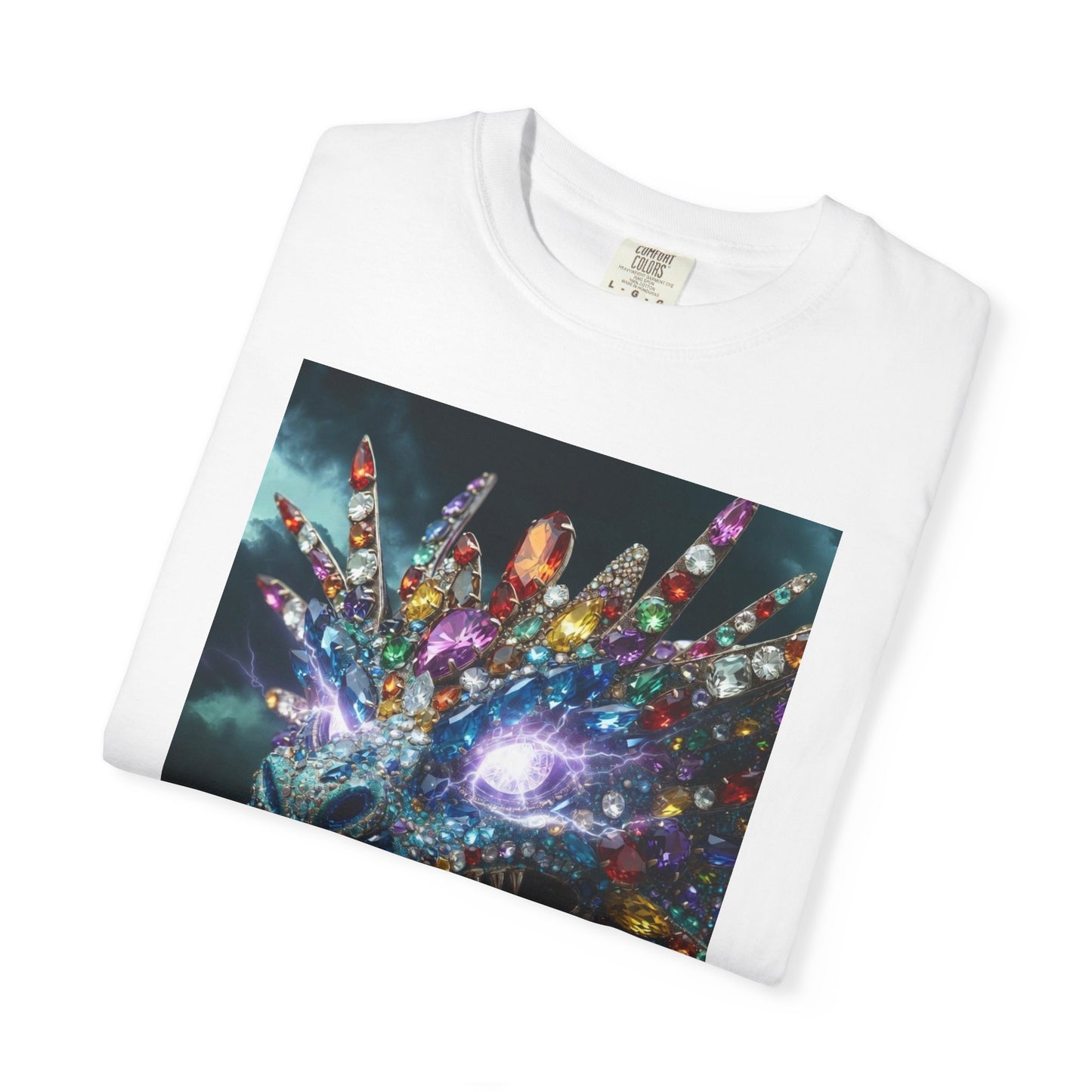 Dragon Crystal T-Shirt — Psychedelic Gem Monster Graphic Tee
