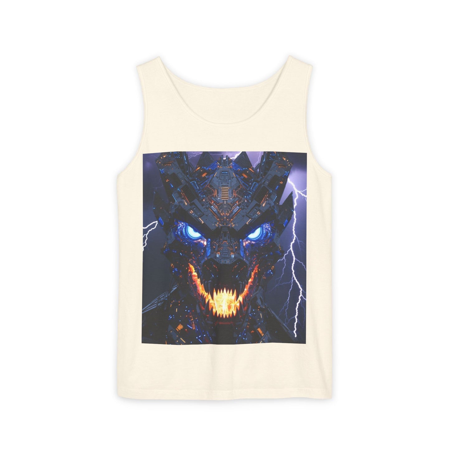 Dragon Storm Tank Top – Fierce Lightning Dragon Graphic Tank