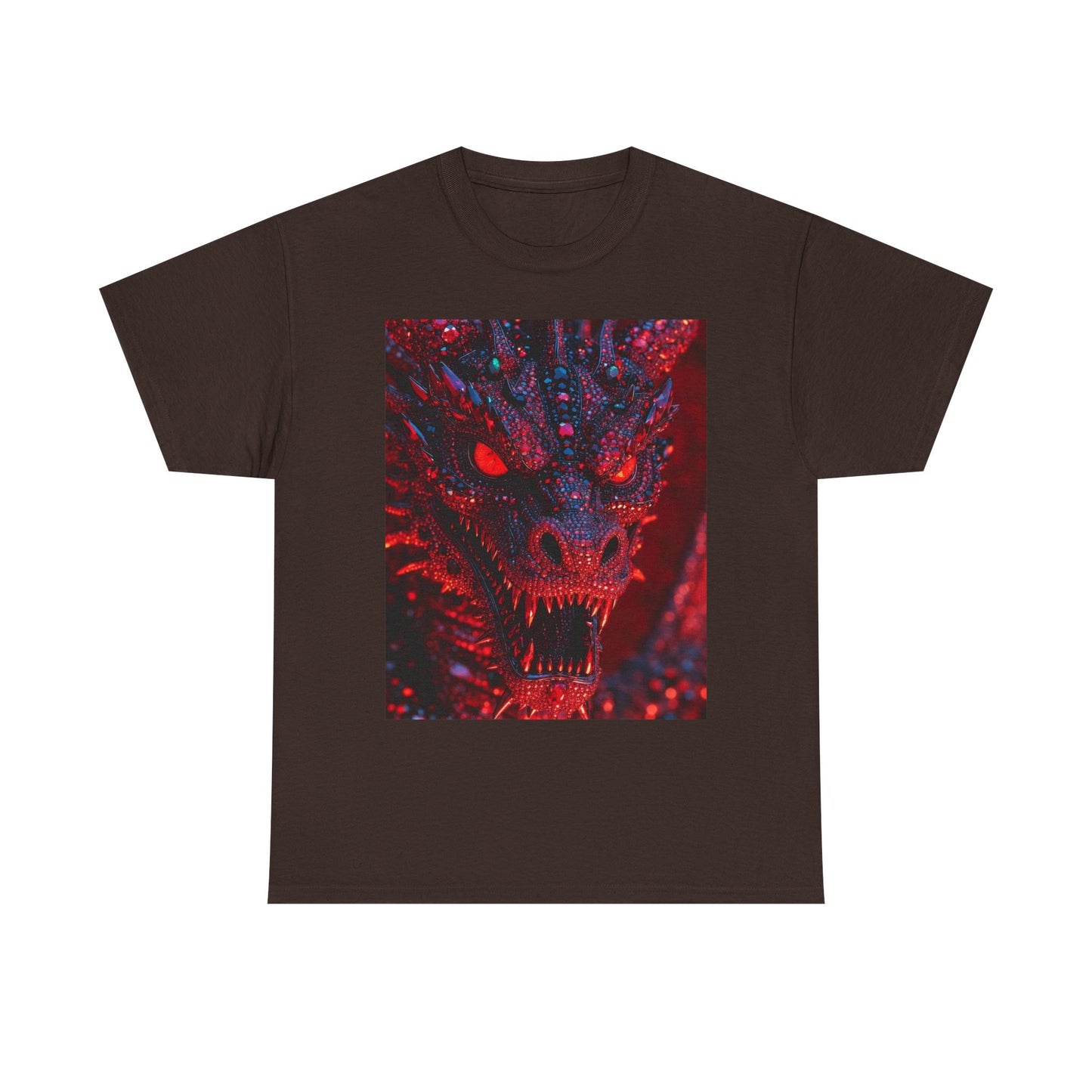 Dragon Rage Graphic Tee — Red Demon Dragon Face T-Shirt