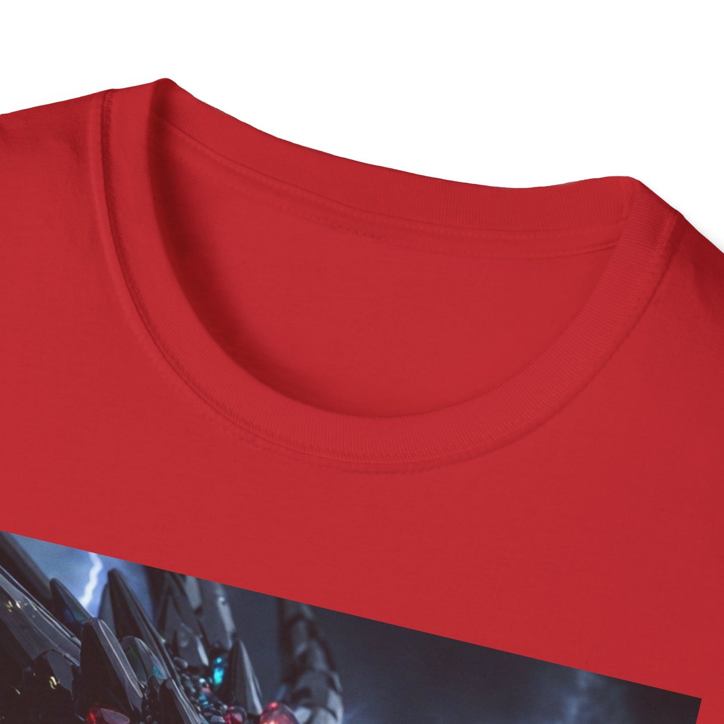 Cosmic Leviathan Shark T-Shirt — Neon Sci‑Fi Sea Monster Tee
