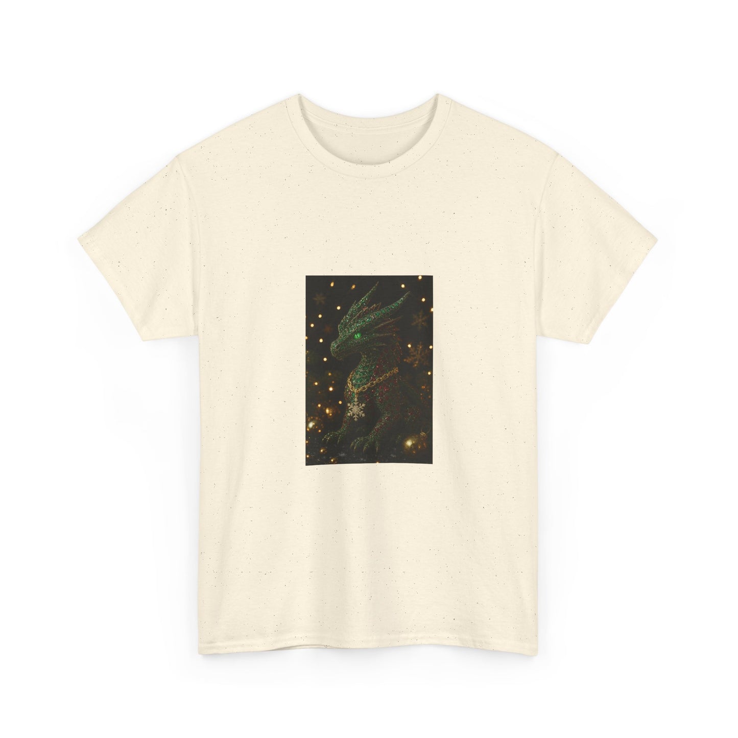 Christmas Dragon Constellation T-Shirt — Mystical Green Dragon & Starry Night Tee
