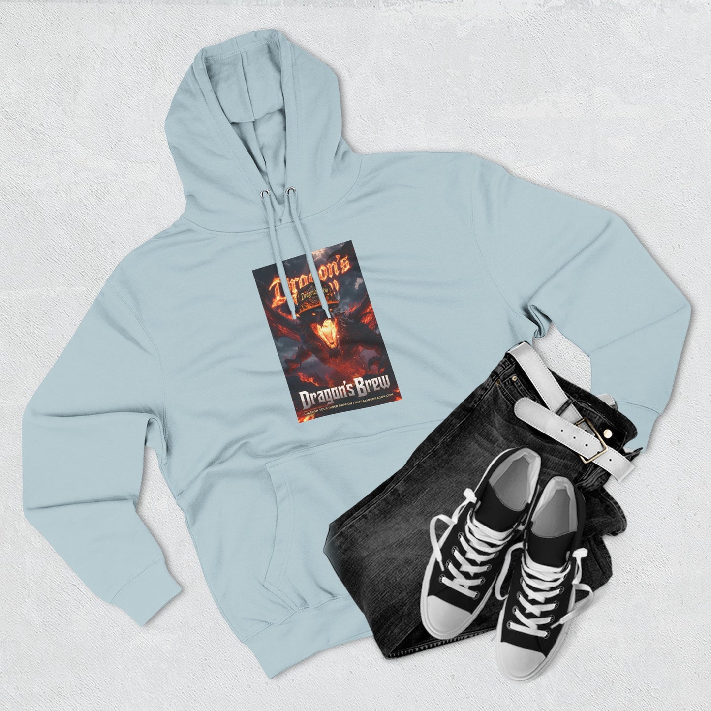 Dragons Brew Three-Panel Fleece Hoodie