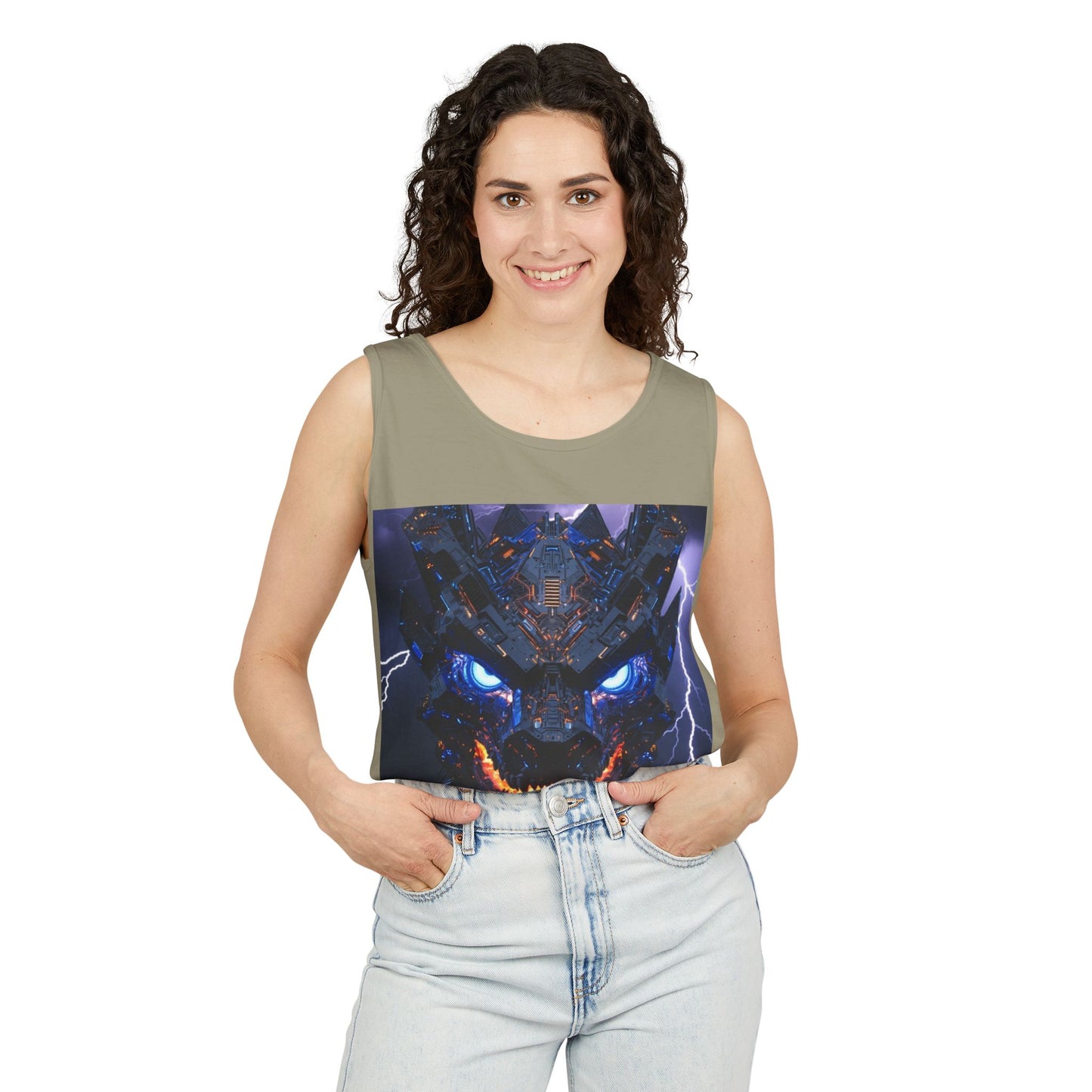Dragon Storm Tank Top – Fierce Lightning Dragon Graphic Tank