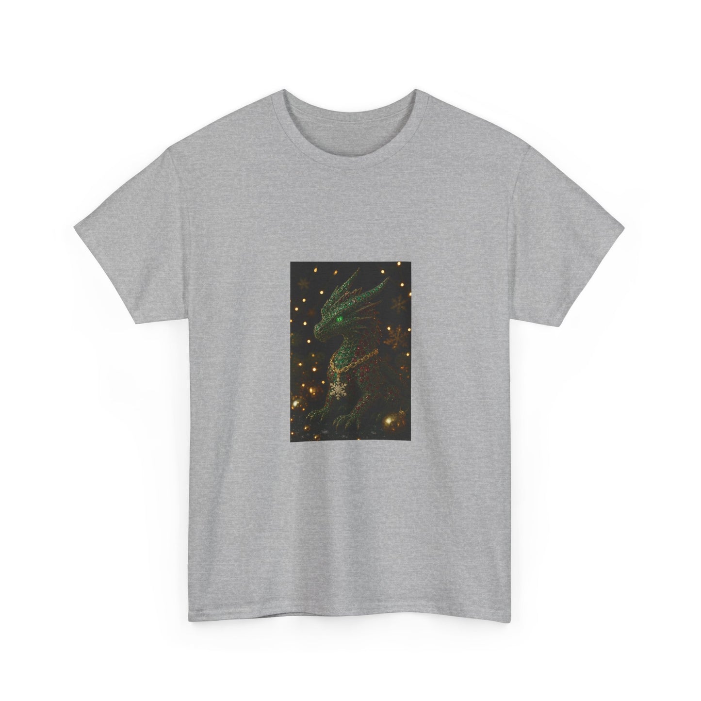 Christmas Dragon Constellation T-Shirt — Mystical Green Dragon & Starry Night Tee