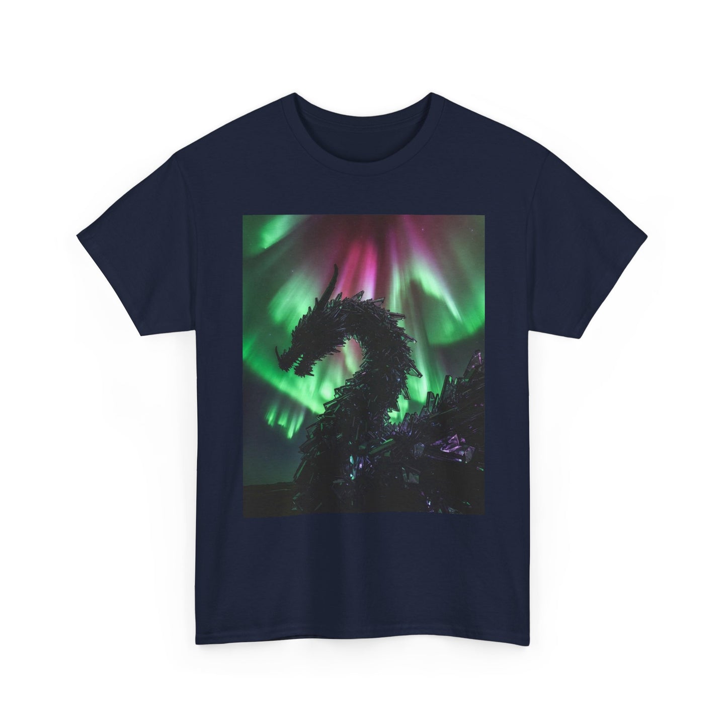 Dragon Aurora T-Shirt — Northern Lights Dragon Graphic Tee