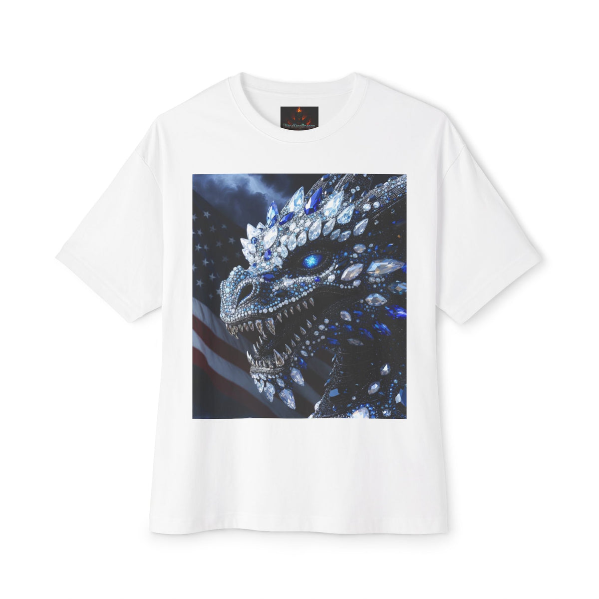 A Dragon USA 🇺🇸 Oversized Boxy Tee - Relaxed Fit Shirt for Casual Wear, Perfect Gift for Birthdays, Holidays, Lounge, Everyday Style, Uplifting [...]