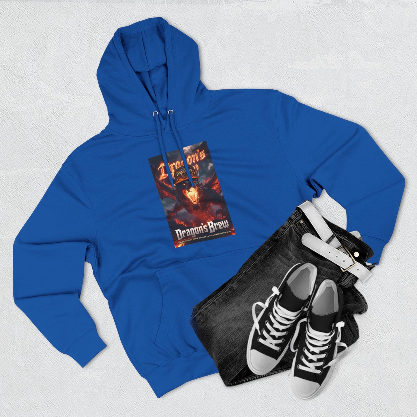 Dragons Brew Three-Panel Fleece Hoodie