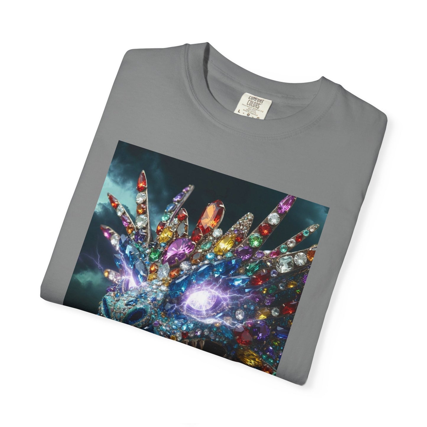 Dragon Crystal T-Shirt — Psychedelic Gem Monster Graphic Tee