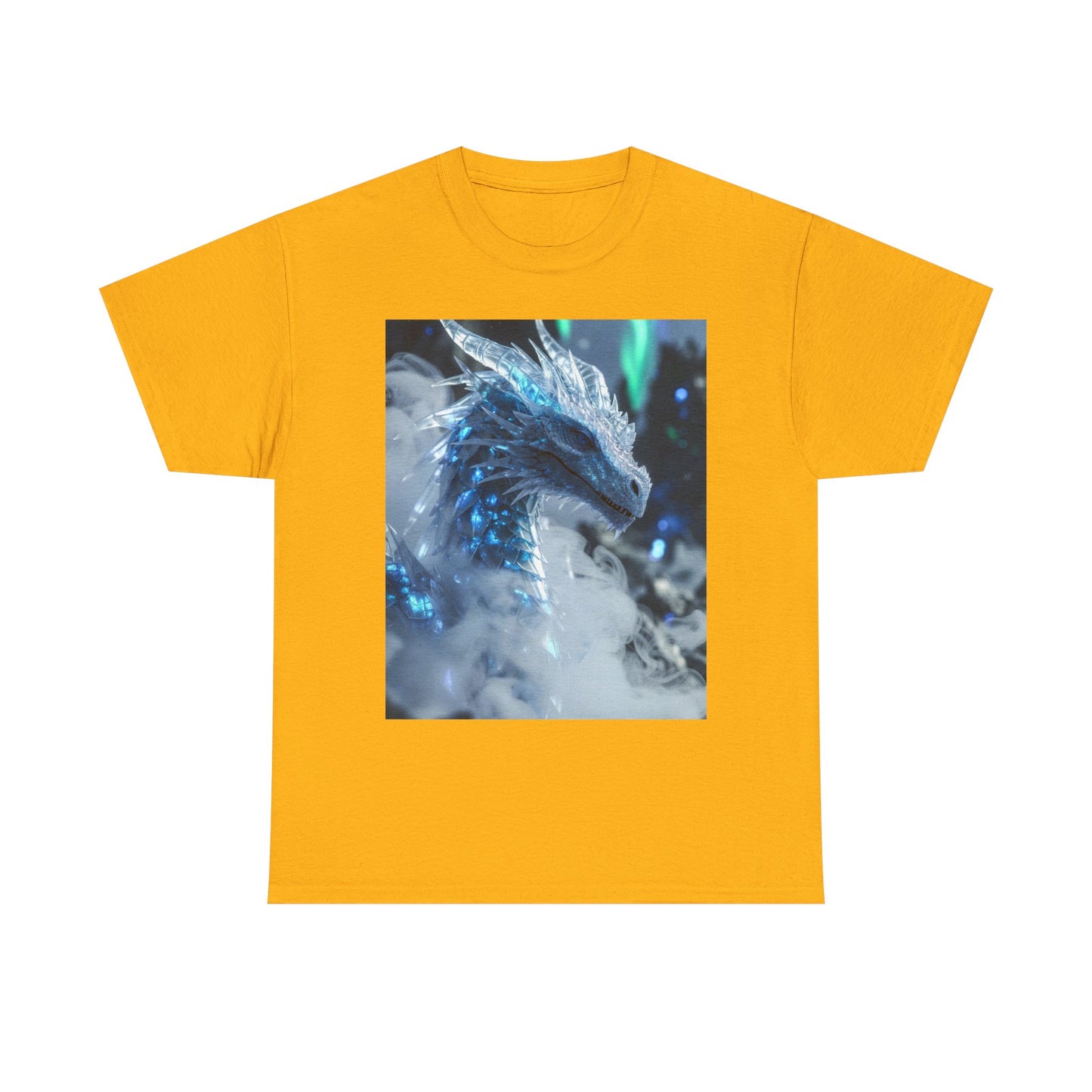 Ice Dragon Graphic Tee — Fantasy Dragon Art T-Shirt