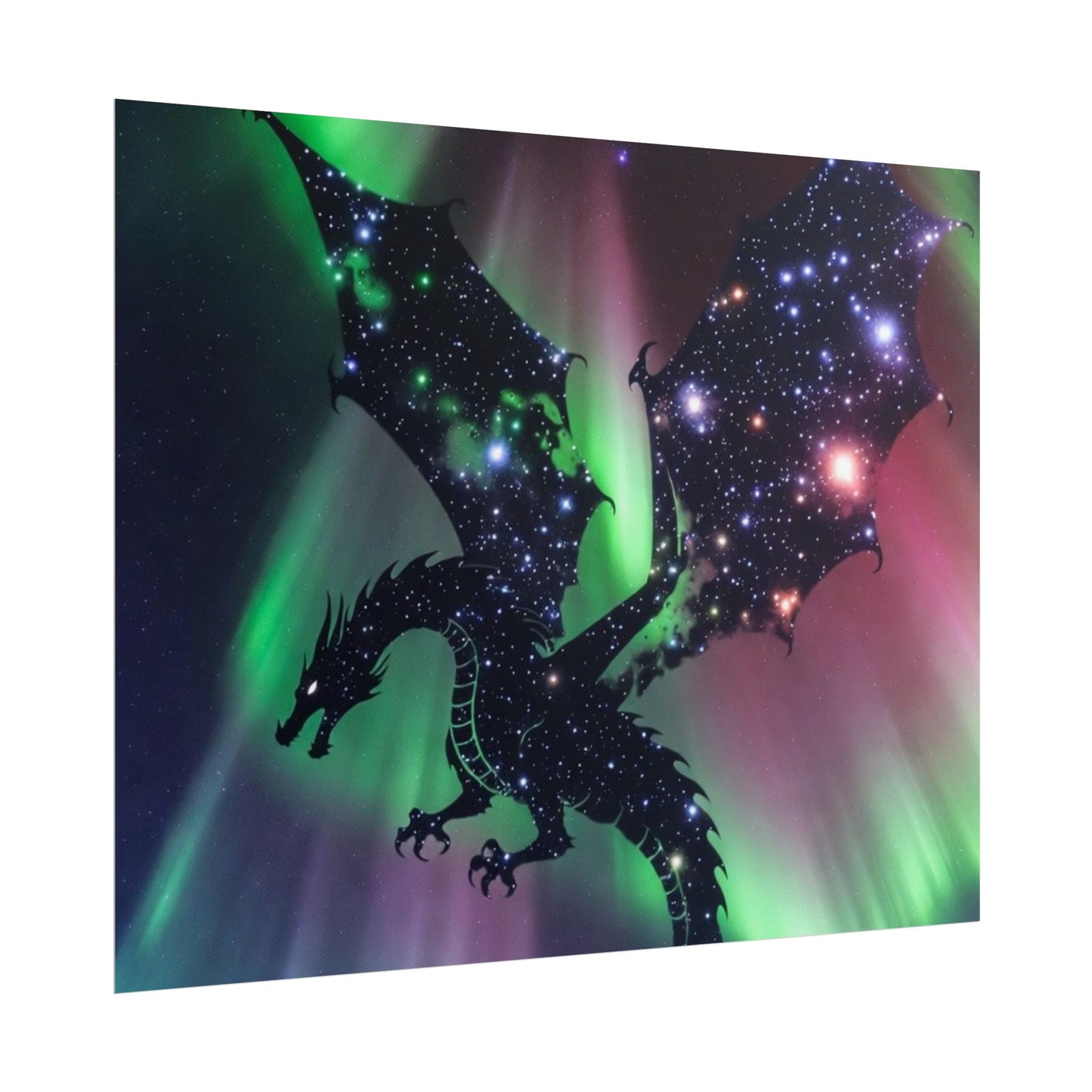 Dragon Aurora Poster