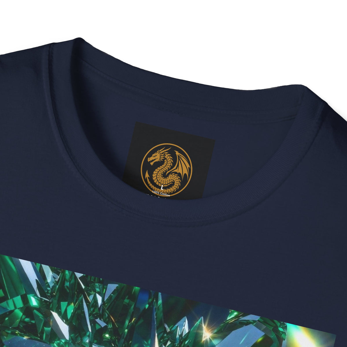 An Emerald Dragon Crystal Skull T-Shirt