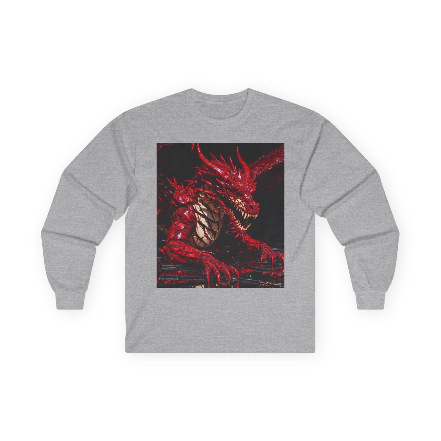 Red Dragon Artwork Long Sleeve Tee