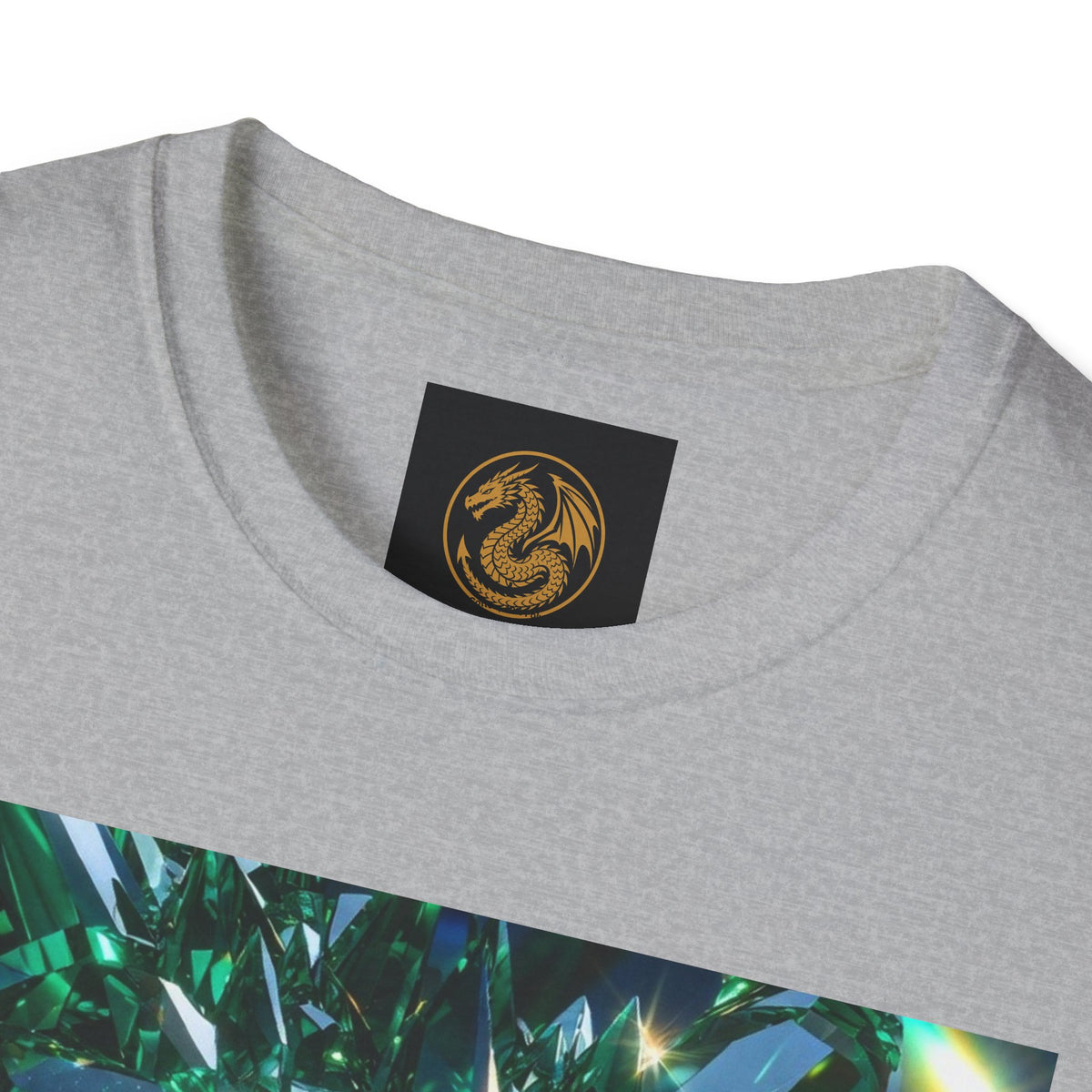An Emerald Dragon Crystal Skull T-Shirt