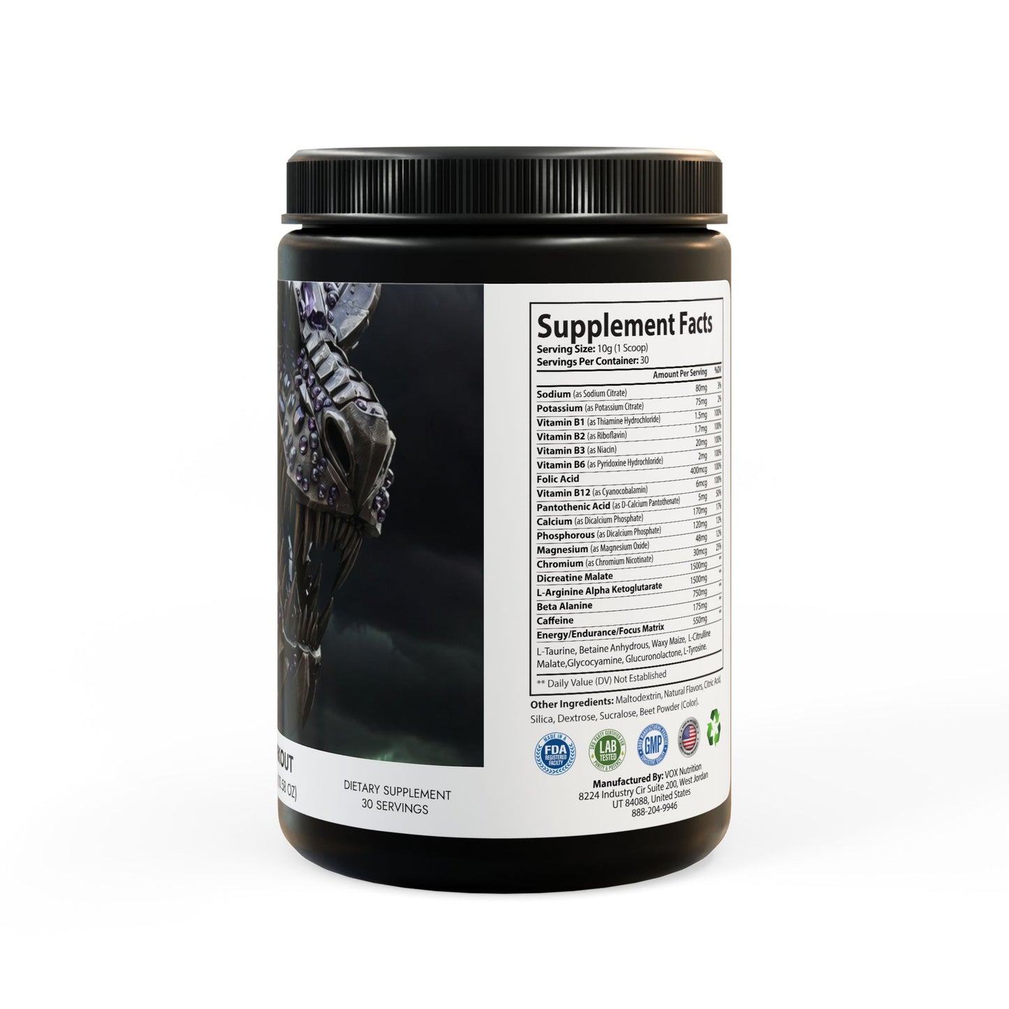 Pre-Workout Supplement, Watermelon (300g, 10.58oz)