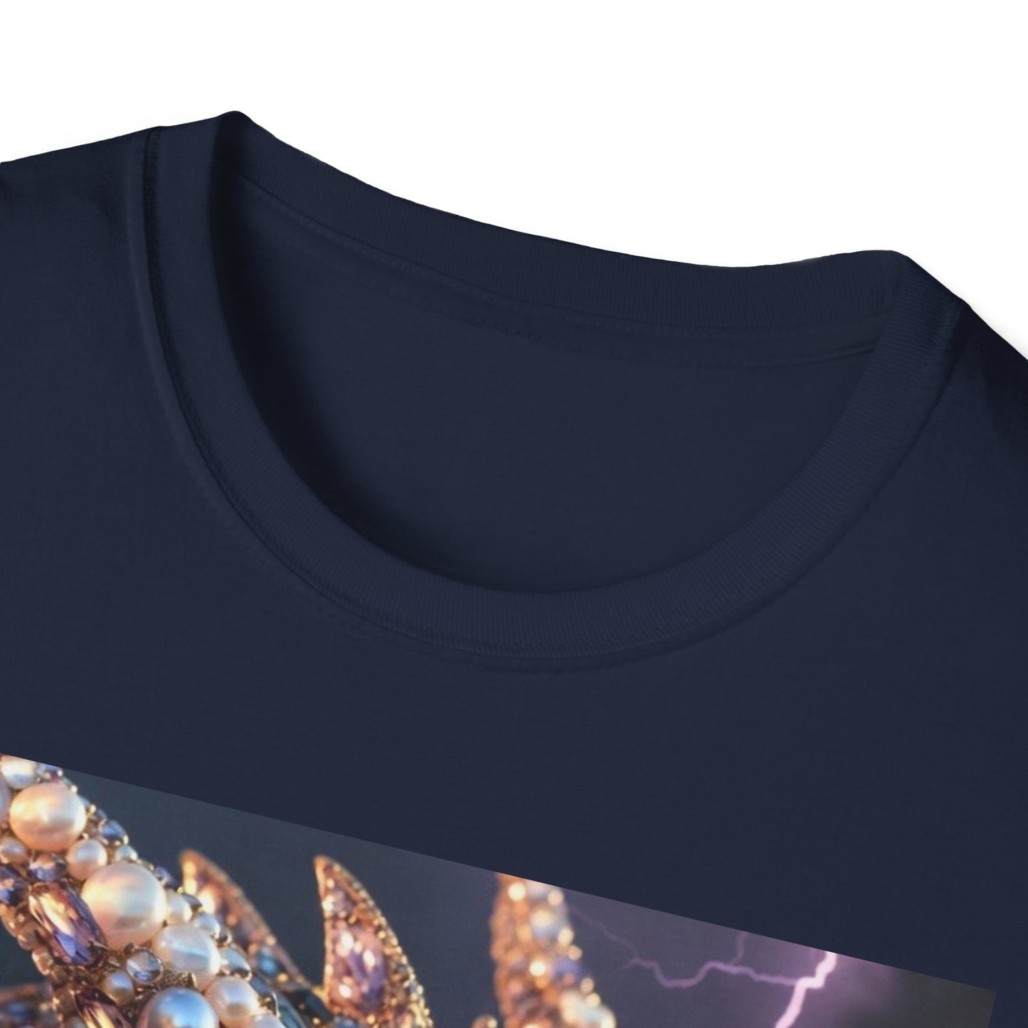 Dragon Gem Art T-Shirt — Fantasy Lightning Dragon Graphic Tee