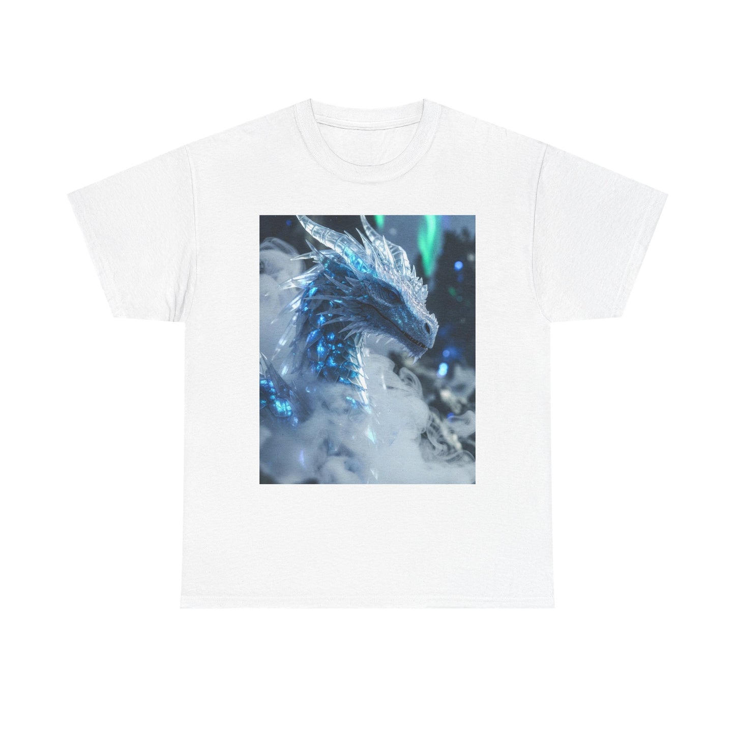 Ice Dragon Graphic Tee — Fantasy Dragon Art T-Shirt