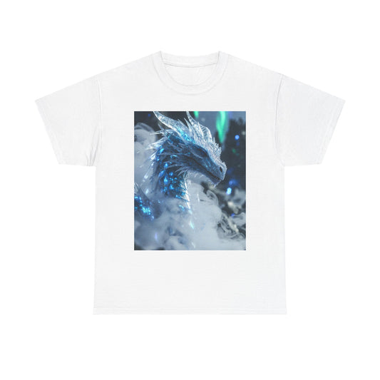 Ice Dragon Graphic Tee — Fantasy Dragon Art T-Shirt