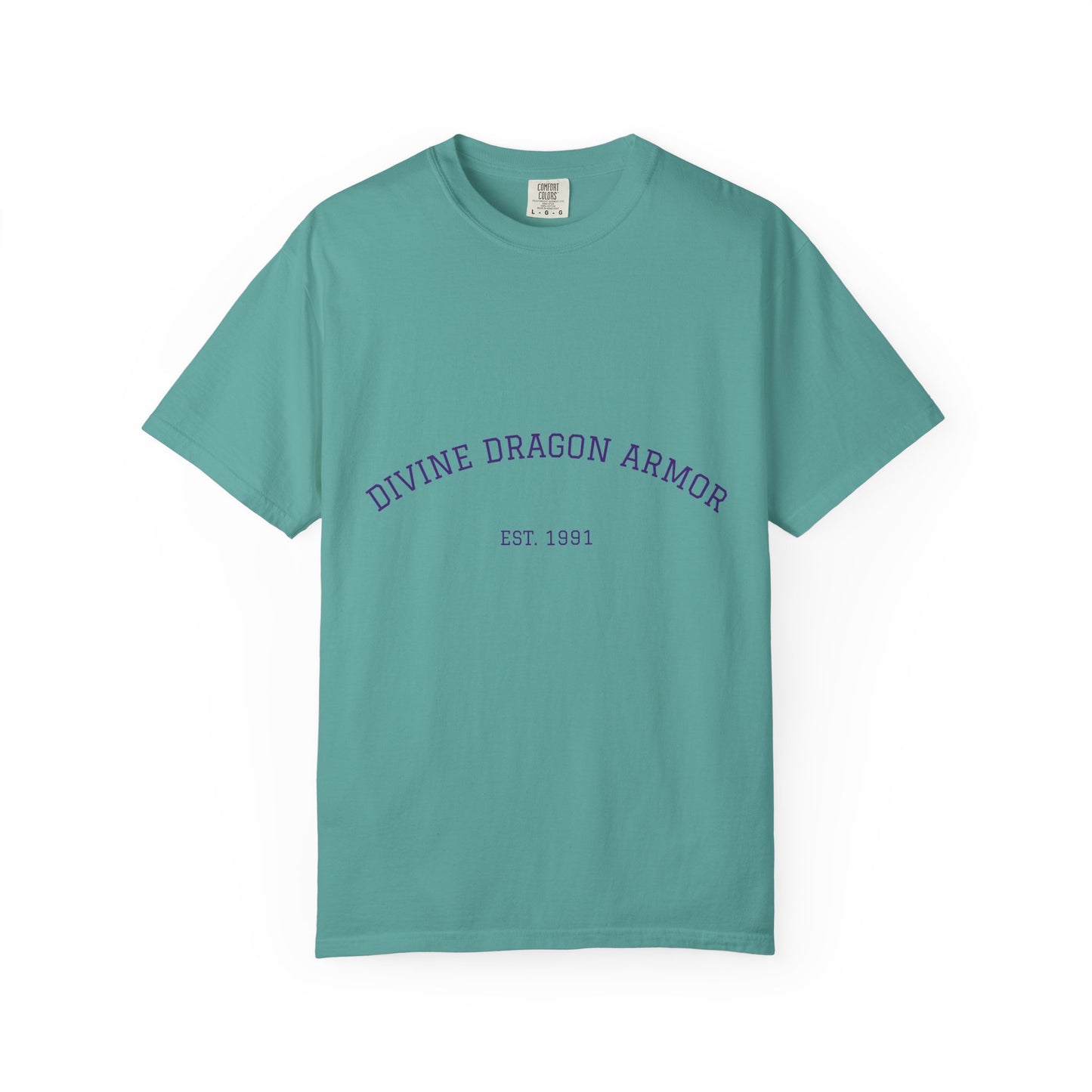 A Divine Dragon Armor Tee — Vintage 'Est. 1991' Graphic T-Shirt