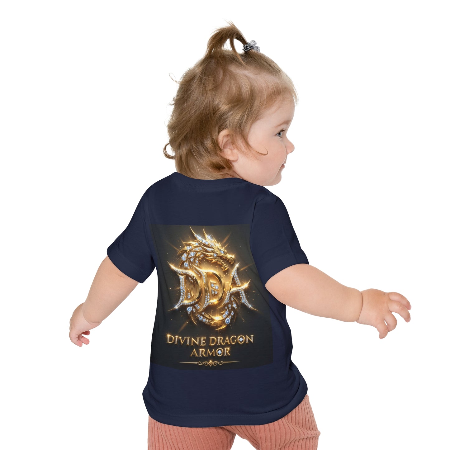A Baby T-Shirt — Divine Dragon Armor Lightning Robot Graphic