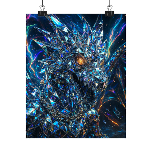 Stunning Matte Vertical Posters - Dragon Art, Fantasy Decor, Home Wall Art, Unique Gifts, Collector's Item