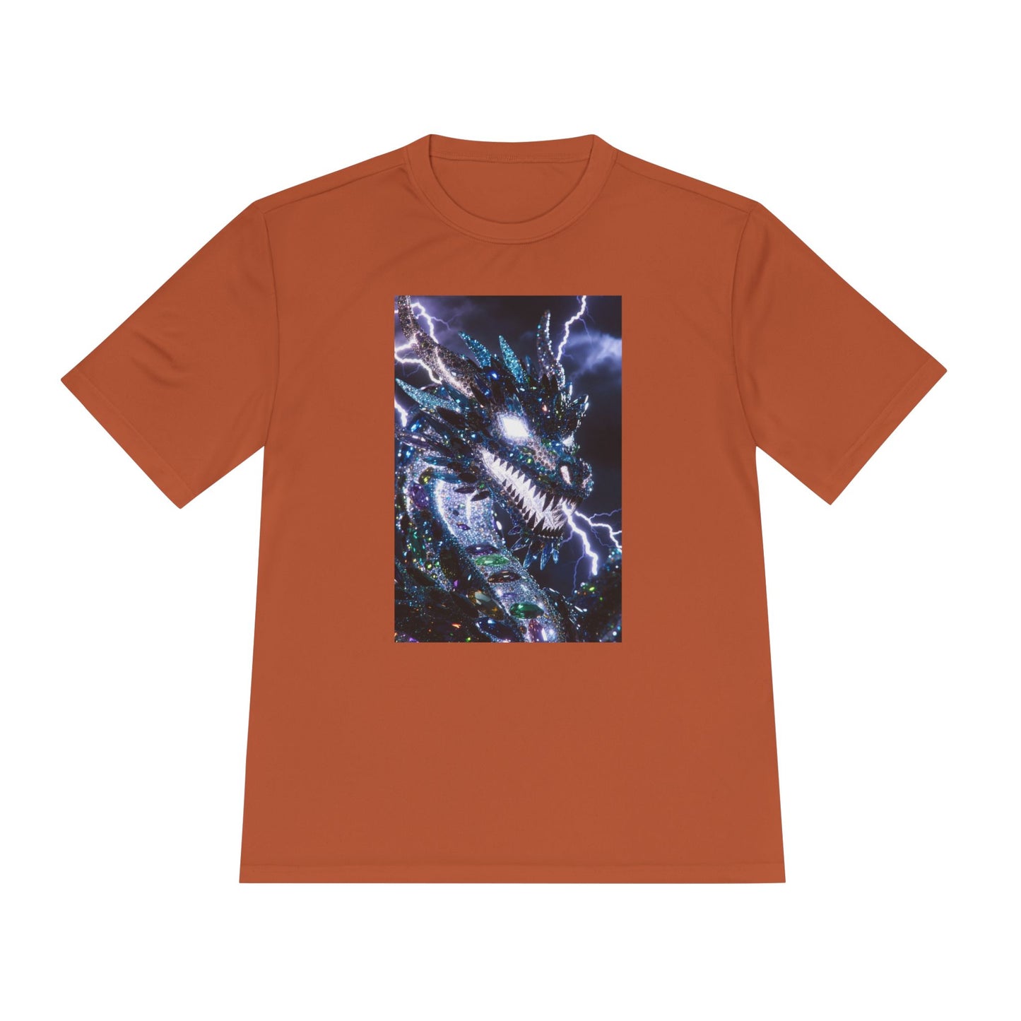 Lightning Dragon Graphic Tee — Cosmic Fantasy Dragon Shirt