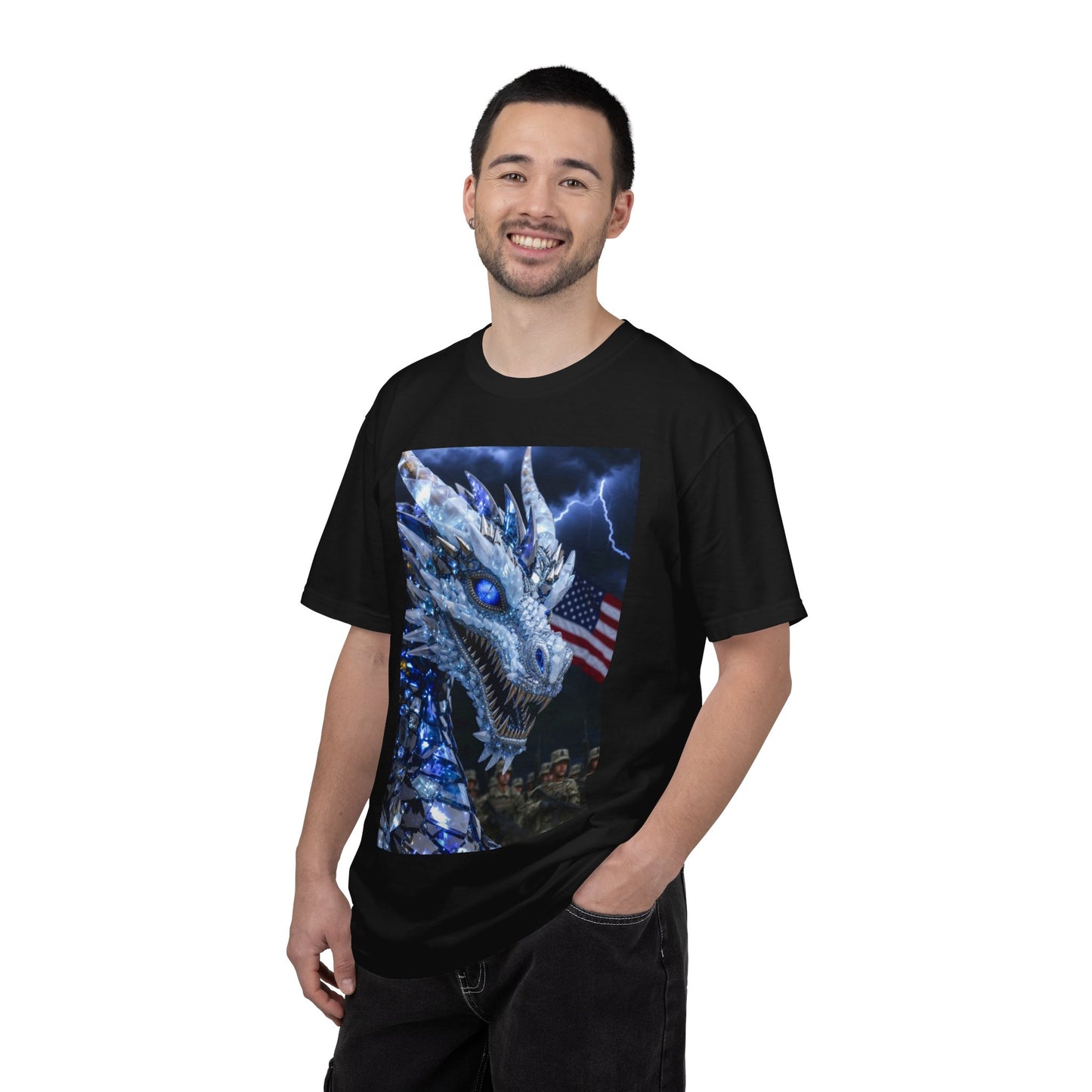 Ice Dragon Military Patriot T-Shirt